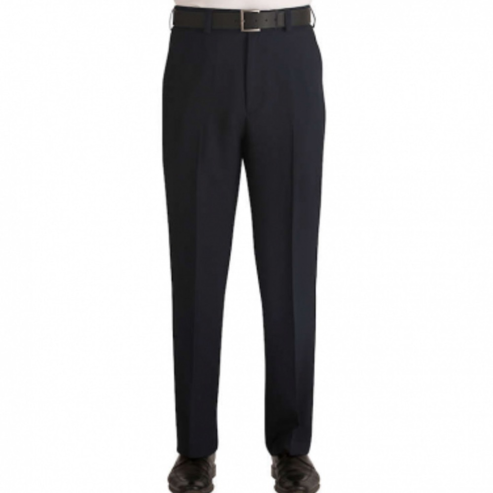 colonial clothing company Men Black Premium Flat Front Dress Pants Sz 36